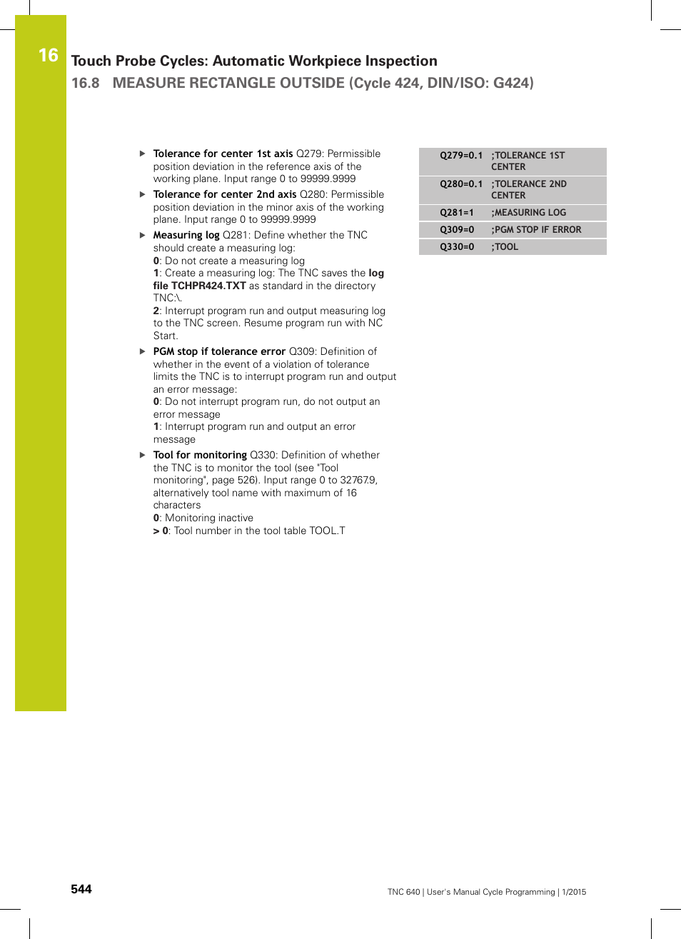 HEIDENHAIN TNC 640 (34059x-05) Cycle programming User Manual | Page 544 / 635