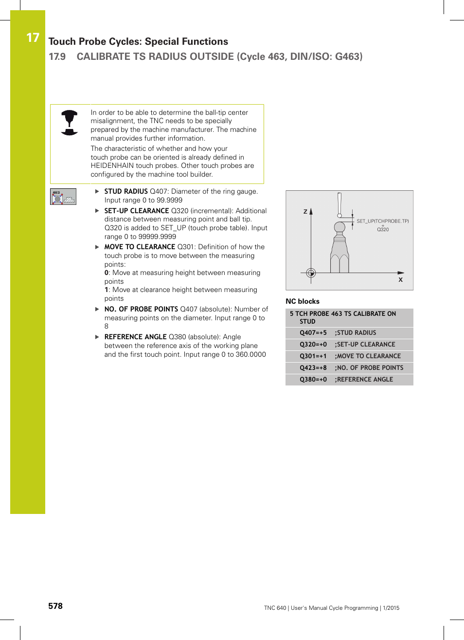 HEIDENHAIN TNC 640 (34059x-05) Cycle programming User Manual | Page 578 / 635