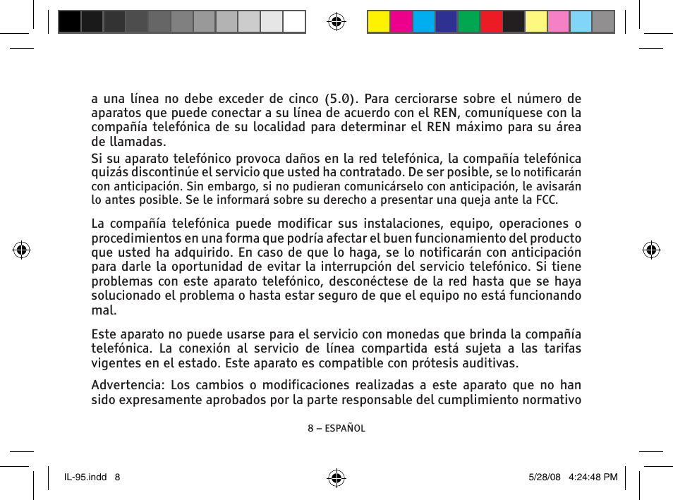 ClearSounds IL95 User Manual | Page 20 / 40