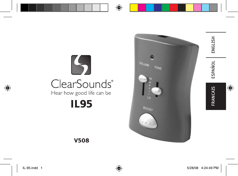 Il95, V508 | ClearSounds IL95 User Manual | Page 27 / 40