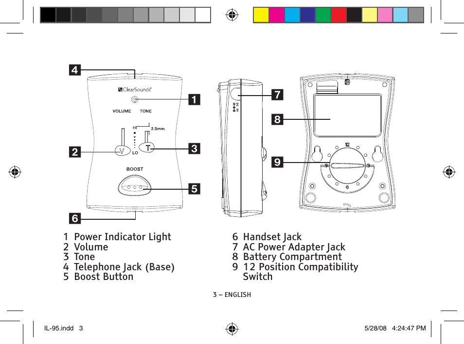 ClearSounds IL95 User Manual | Page 3 / 40