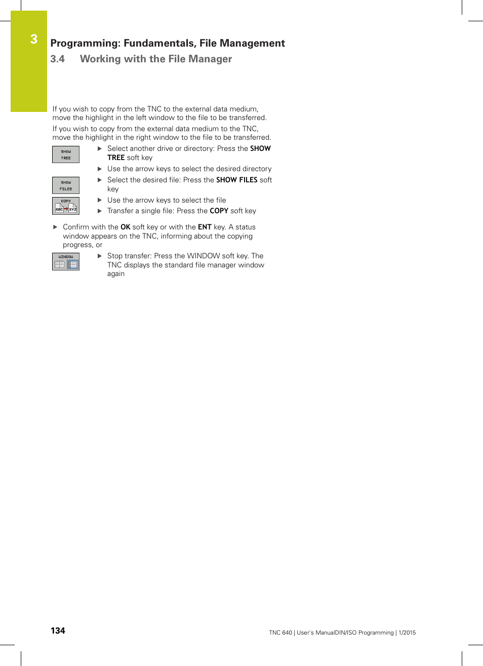 HEIDENHAIN TNC 640 (34059x-05) ISO programming User Manual | Page 134 / 676