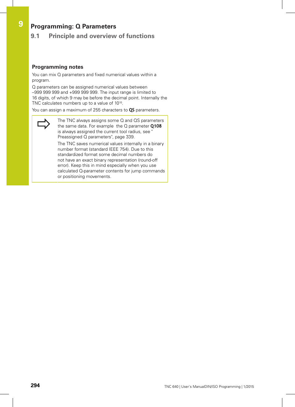 Programming notes | HEIDENHAIN TNC 640 (34059x-05) ISO programming User Manual | Page 294 / 676