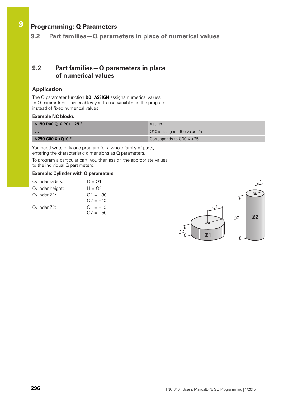 Application | HEIDENHAIN TNC 640 (34059x-05) ISO programming User Manual | Page 296 / 676