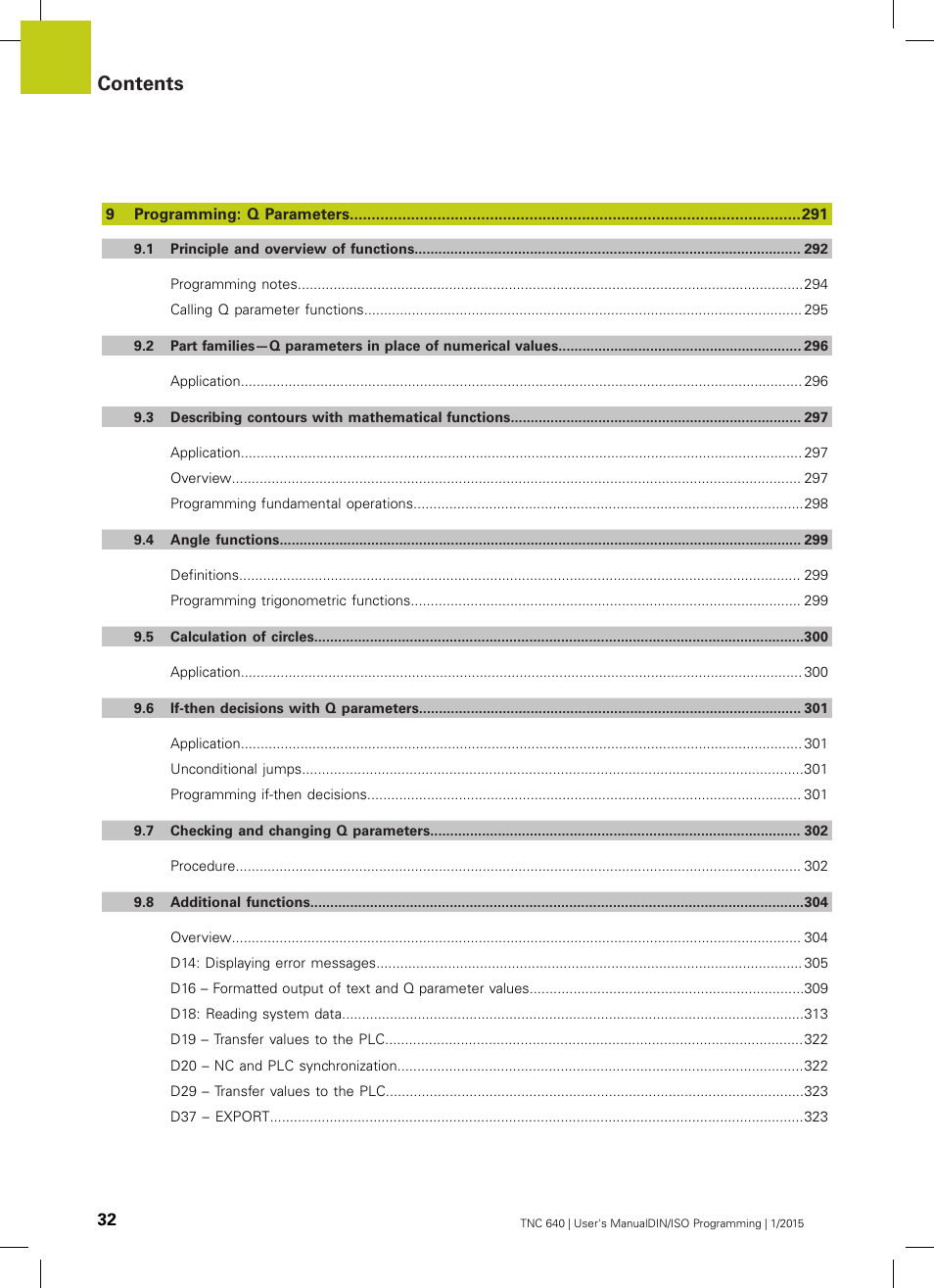 HEIDENHAIN TNC 640 (34059x-05) ISO programming User Manual | Page 32 / 676