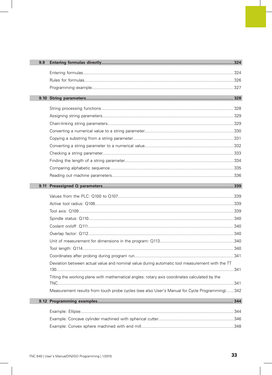 HEIDENHAIN TNC 640 (34059x-05) ISO programming User Manual | Page 33 / 676
