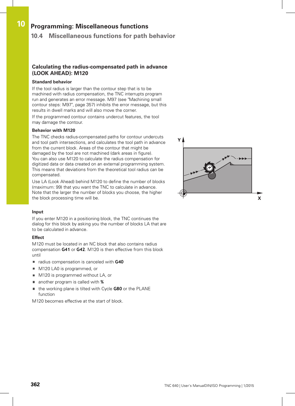 HEIDENHAIN TNC 640 (34059x-05) ISO programming User Manual | Page 362 / 676