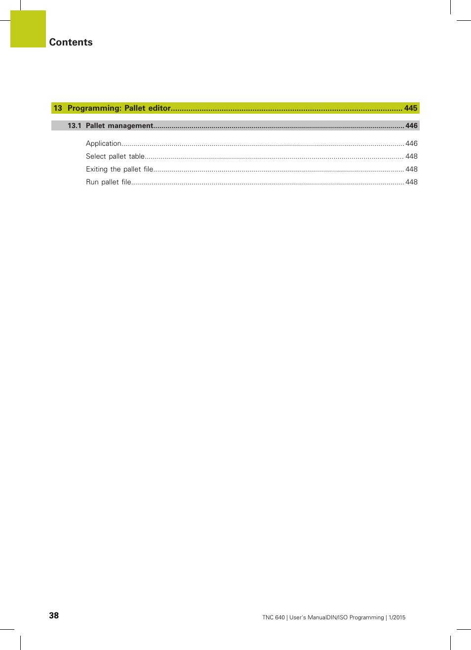 HEIDENHAIN TNC 640 (34059x-05) ISO programming User Manual | Page 38 / 676