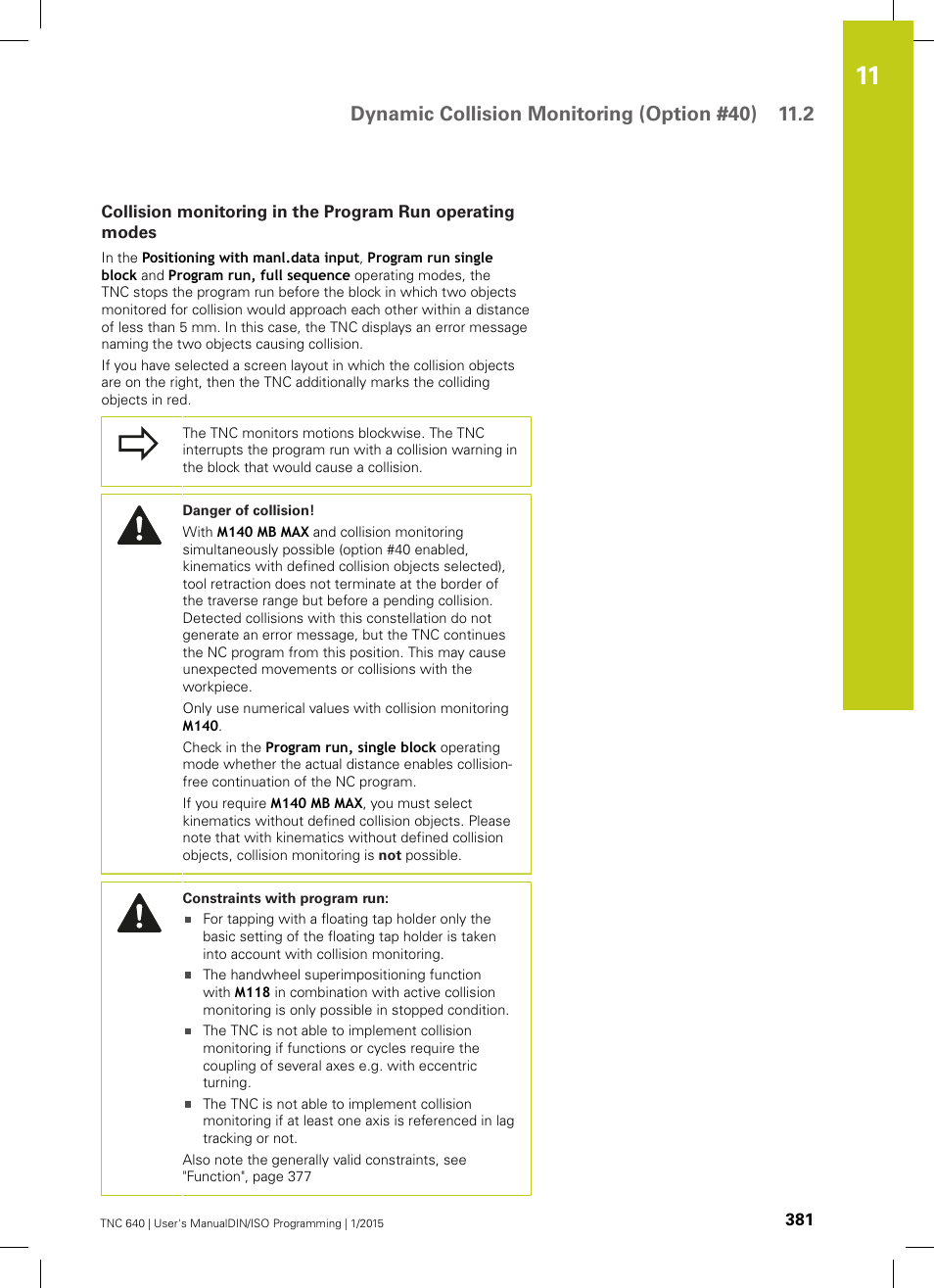 HEIDENHAIN TNC 640 (34059x-05) ISO programming User Manual | Page 381 / 676