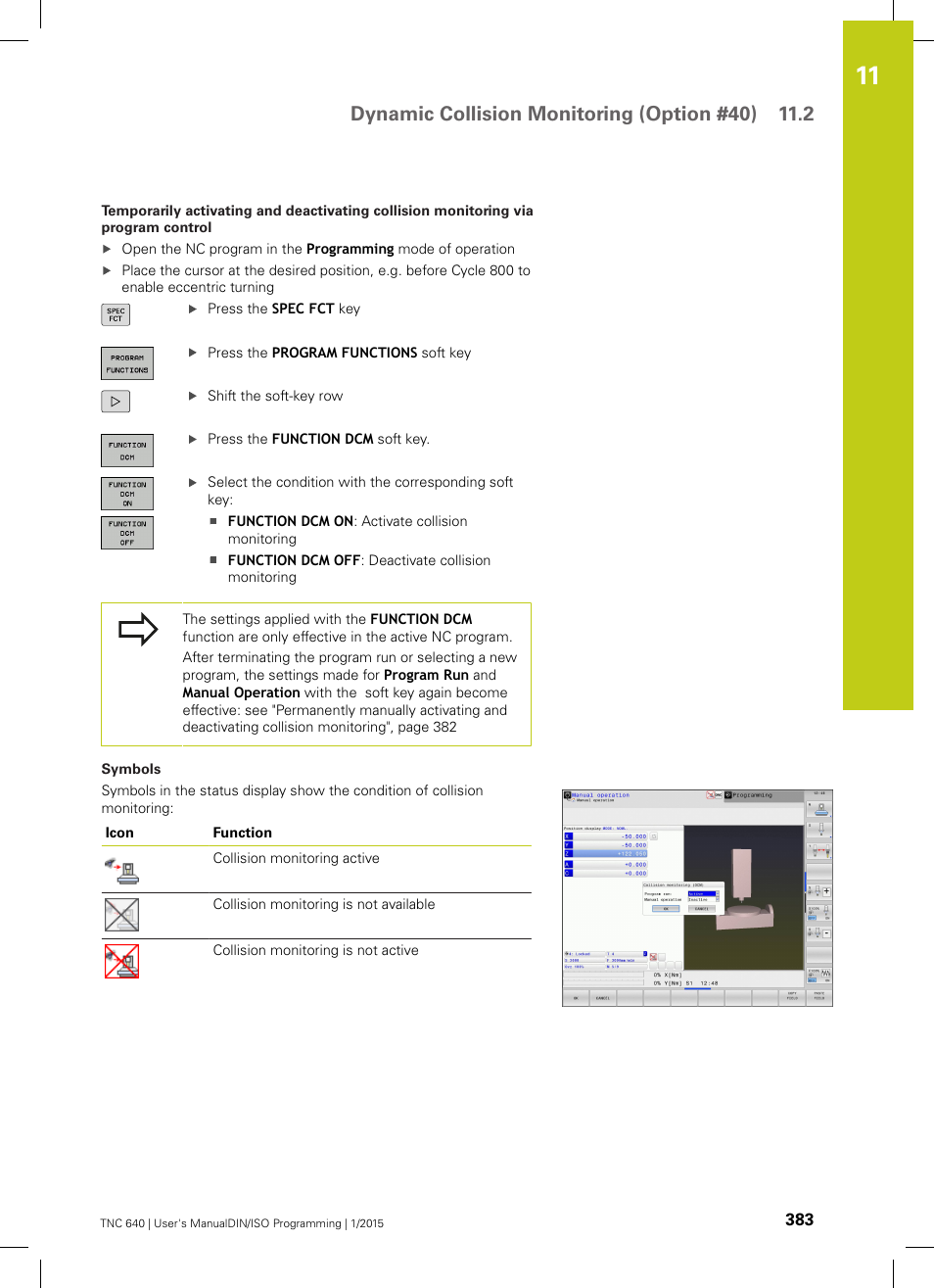 HEIDENHAIN TNC 640 (34059x-05) ISO programming User Manual | Page 383 / 676