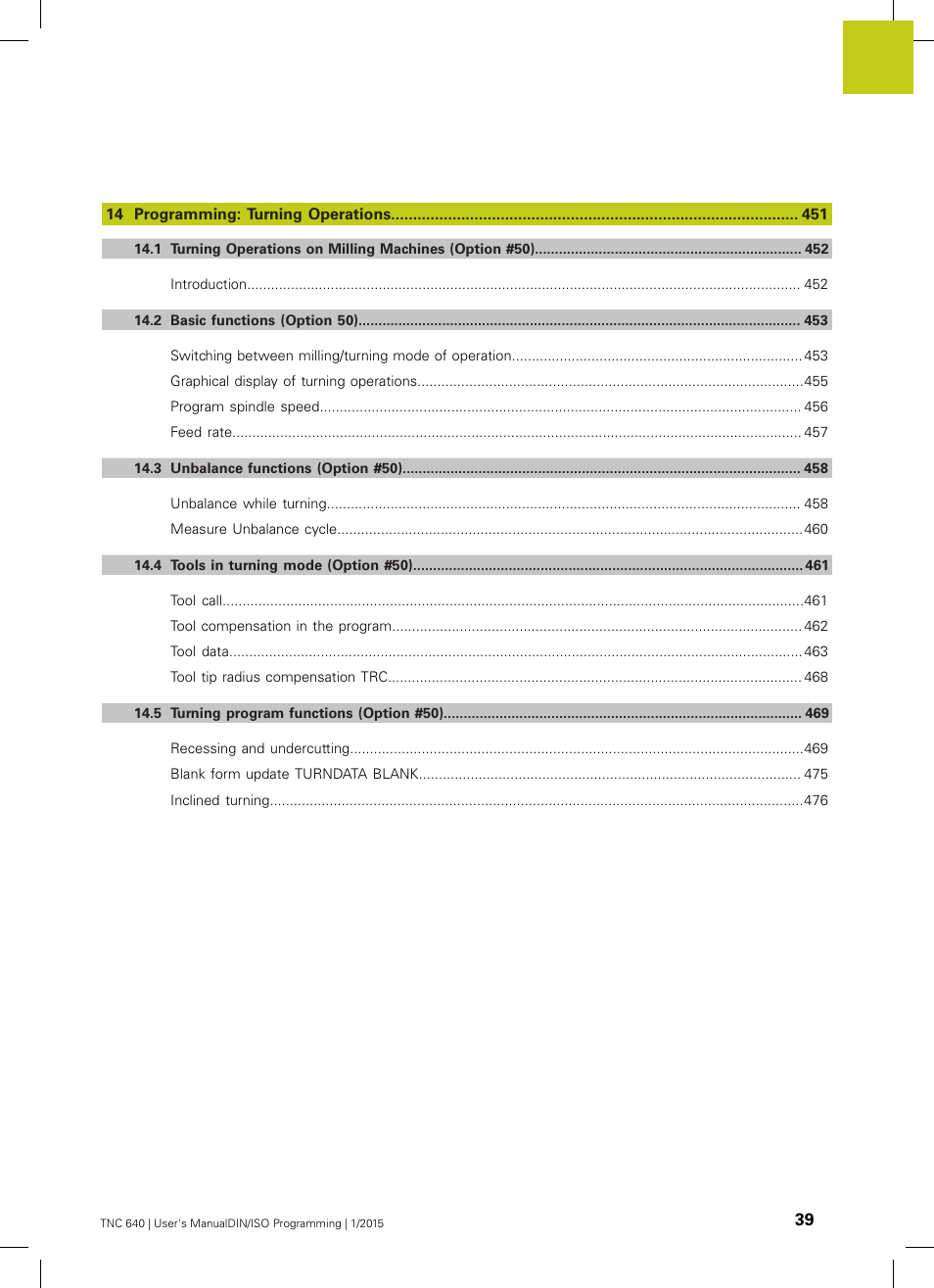 HEIDENHAIN TNC 640 (34059x-05) ISO programming User Manual | Page 39 / 676