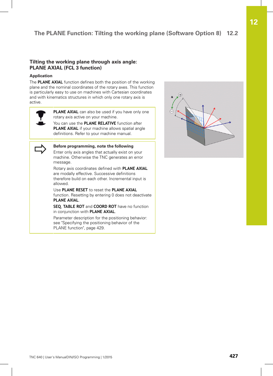 HEIDENHAIN TNC 640 (34059x-05) ISO programming User Manual | Page 427 / 676