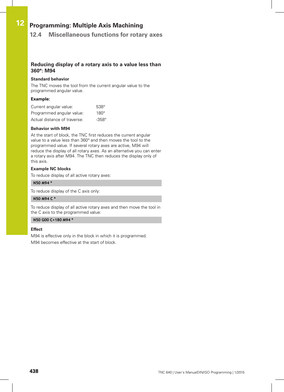 HEIDENHAIN TNC 640 (34059x-05) ISO programming User Manual | Page 438 / 676