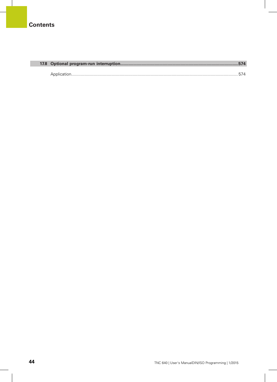 HEIDENHAIN TNC 640 (34059x-05) ISO programming User Manual | Page 44 / 676