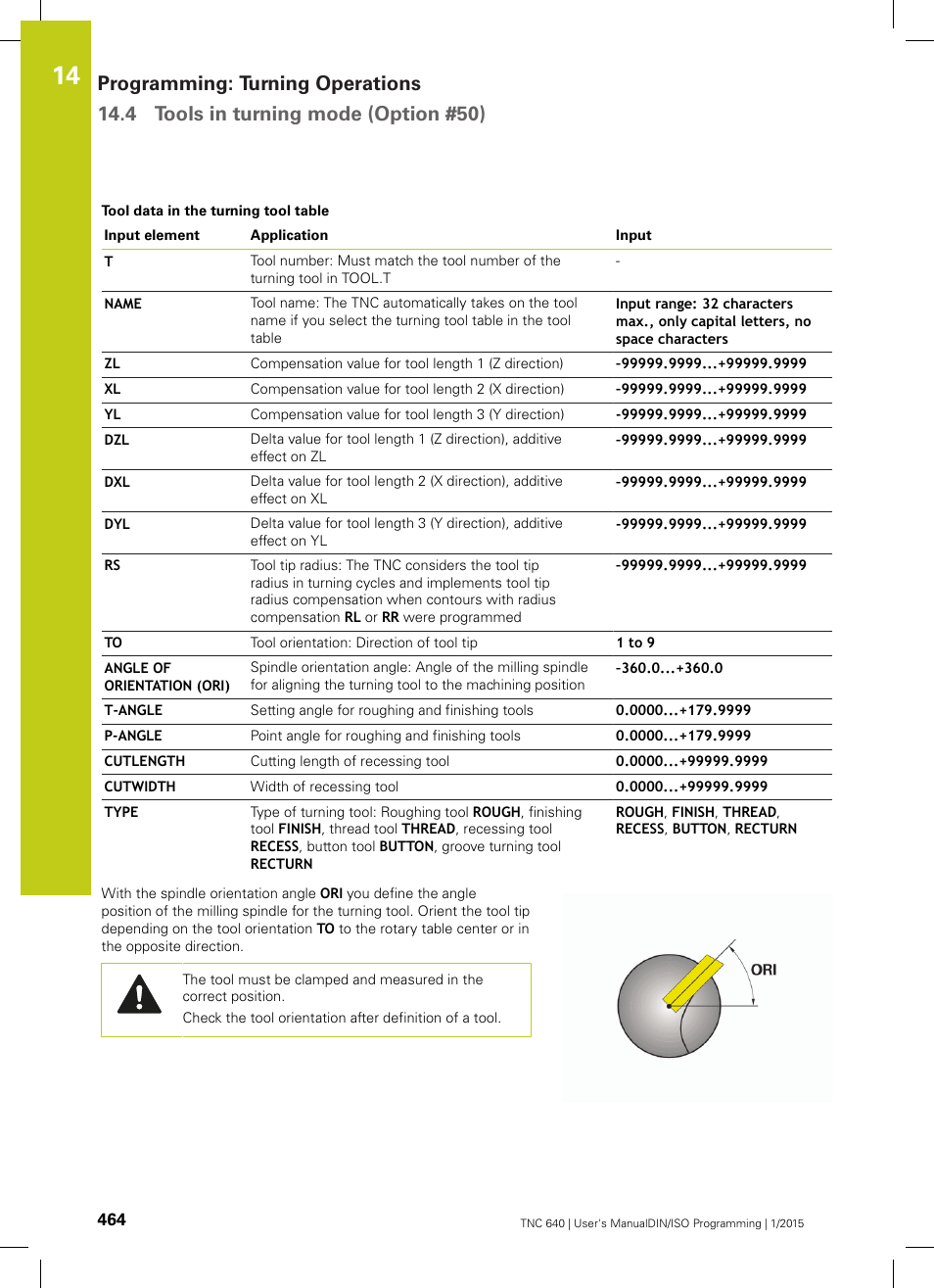 HEIDENHAIN TNC 640 (34059x-05) ISO programming User Manual | Page 464 / 676