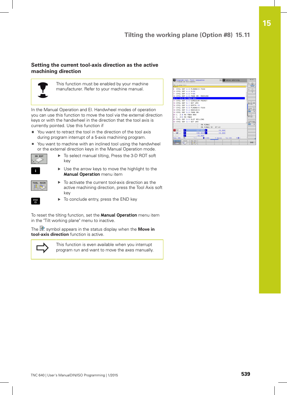 HEIDENHAIN TNC 640 (34059x-05) ISO programming User Manual | Page 539 / 676