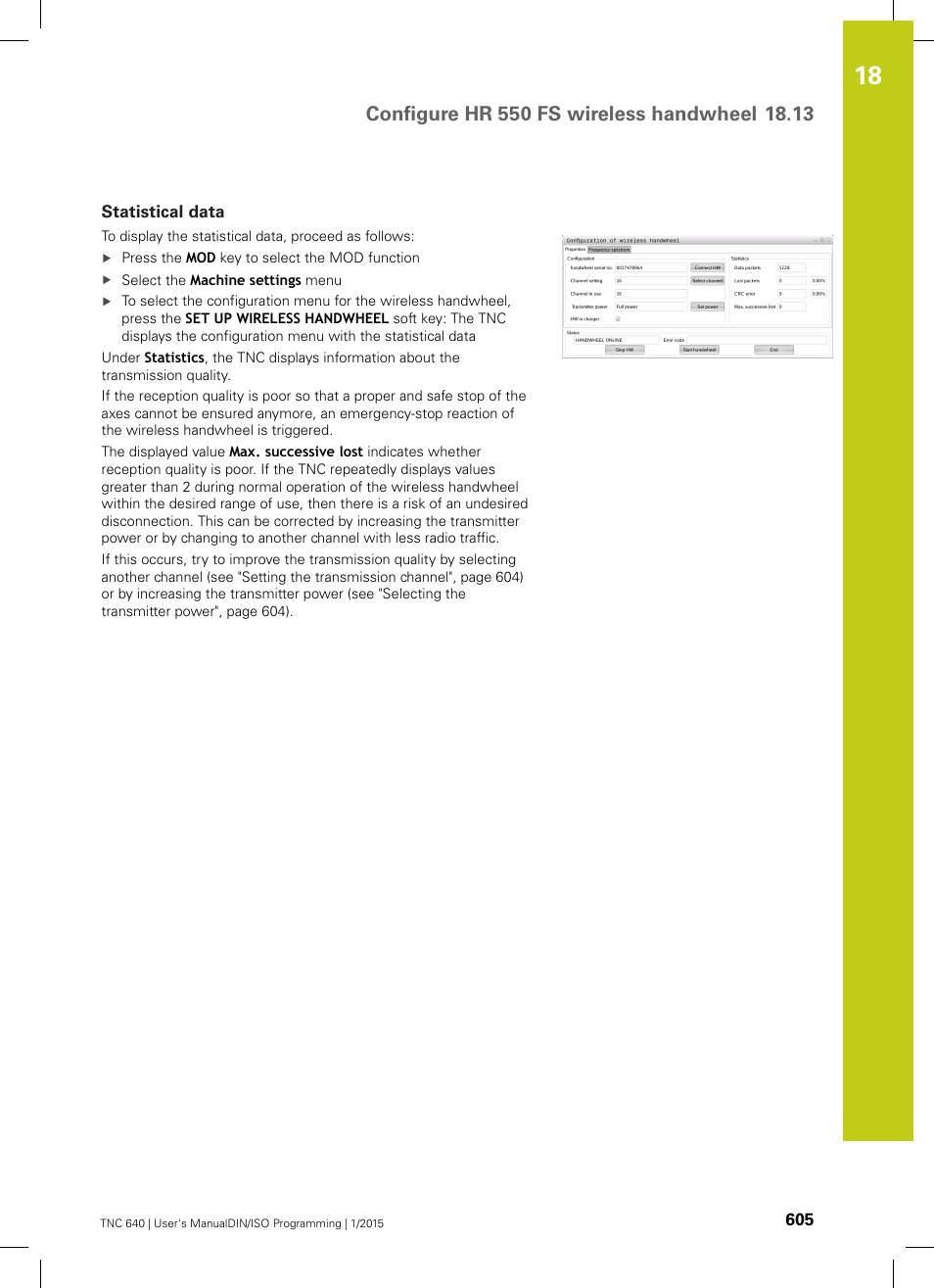 Statistical data | HEIDENHAIN TNC 640 (34059x-05) ISO programming User Manual | Page 605 / 676
