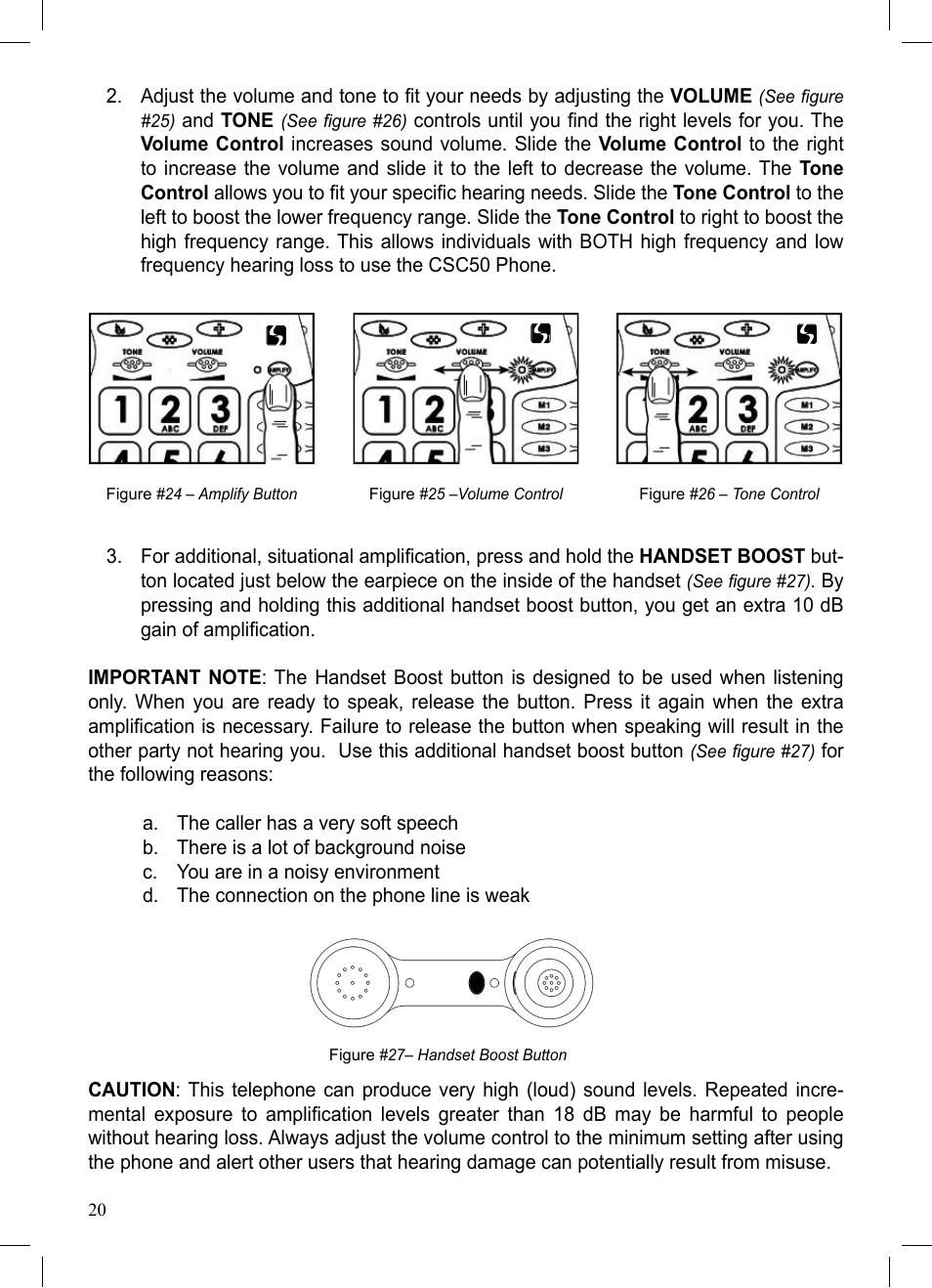 ClearSounds CSC50 User Manual | Page 20 / 36