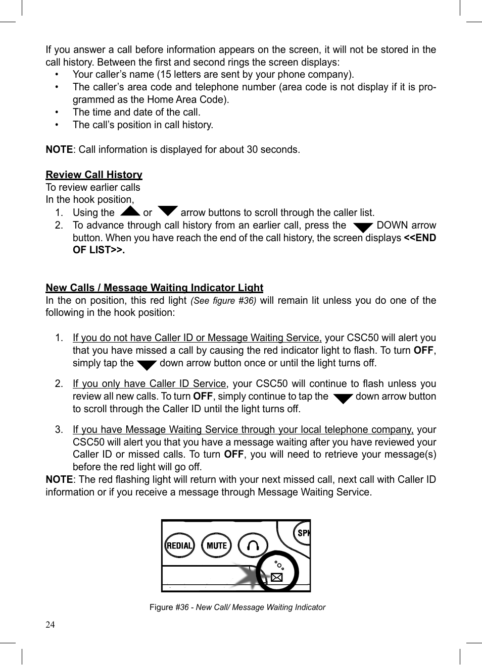 ClearSounds CSC50 User Manual | Page 24 / 36