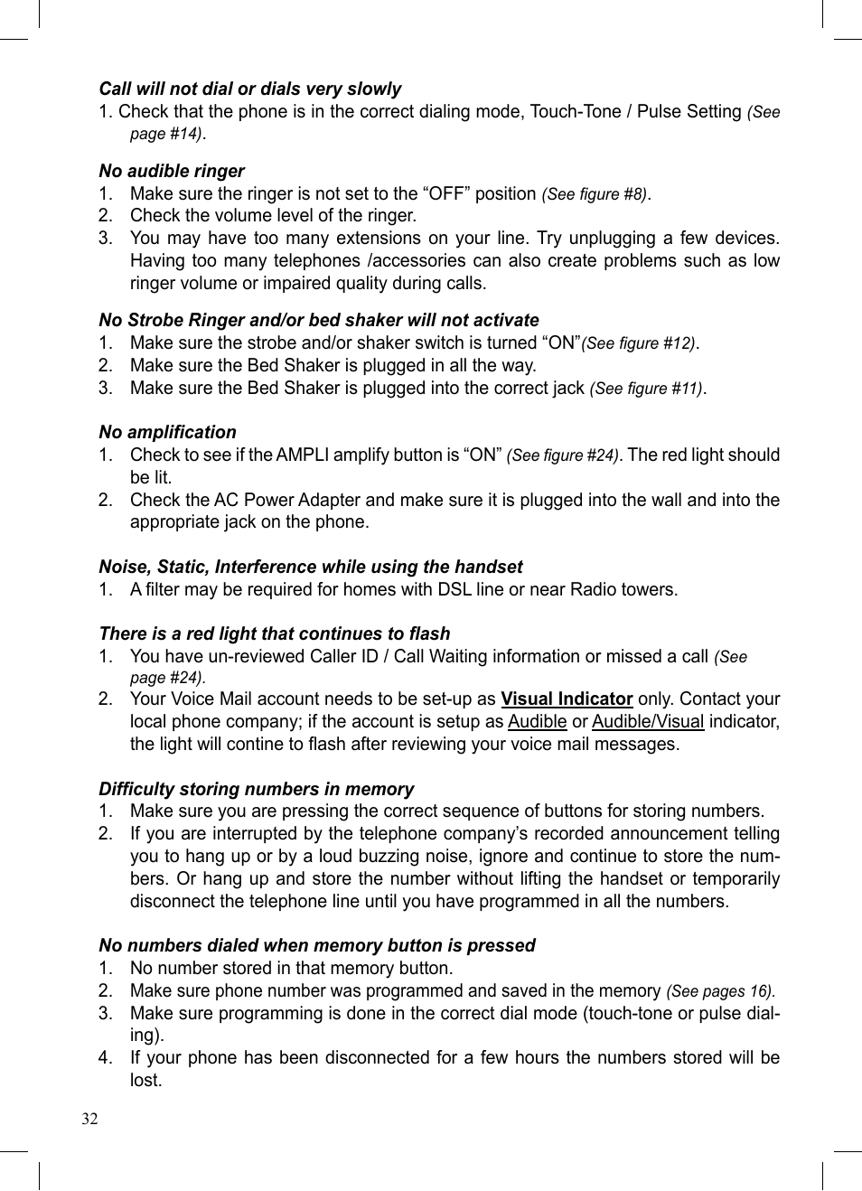 ClearSounds CSC50 User Manual | Page 32 / 36