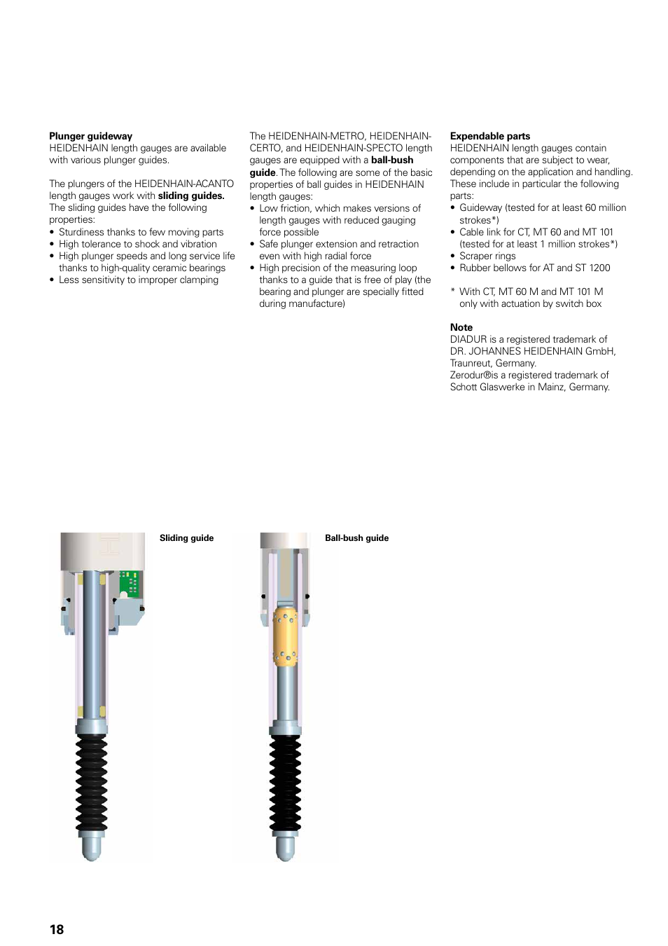 HEIDENHAIN Length Gauges User Manual | Page 18 / 52
