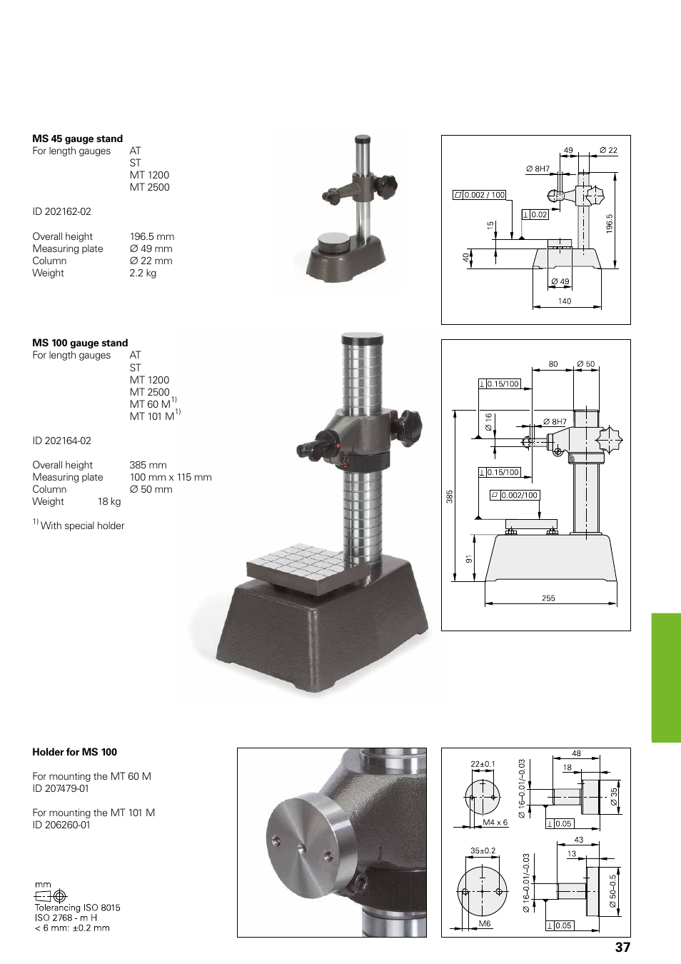 HEIDENHAIN Length Gauges User Manual | Page 37 / 52