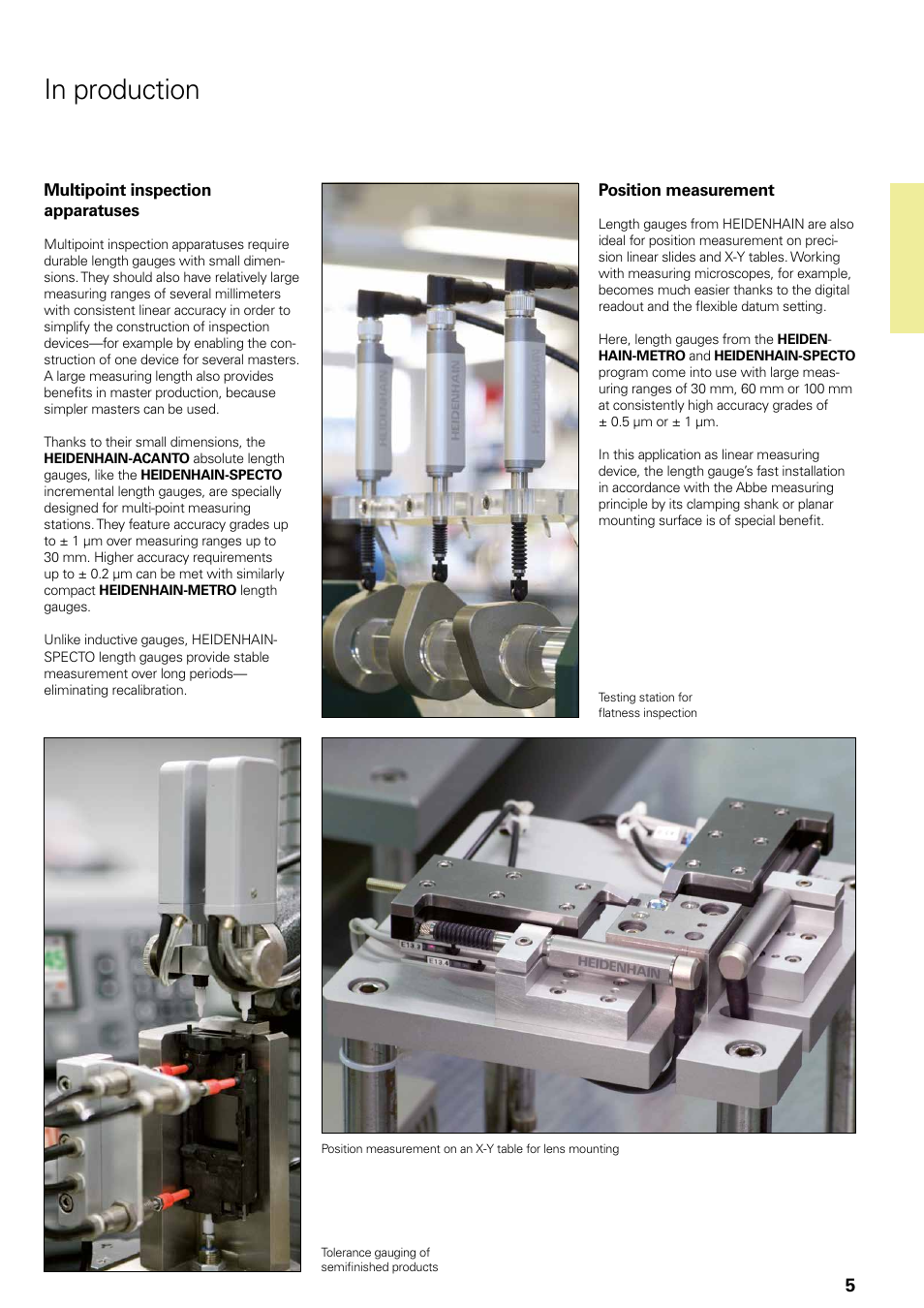 HEIDENHAIN Length Gauges User Manual | Page 5 / 52