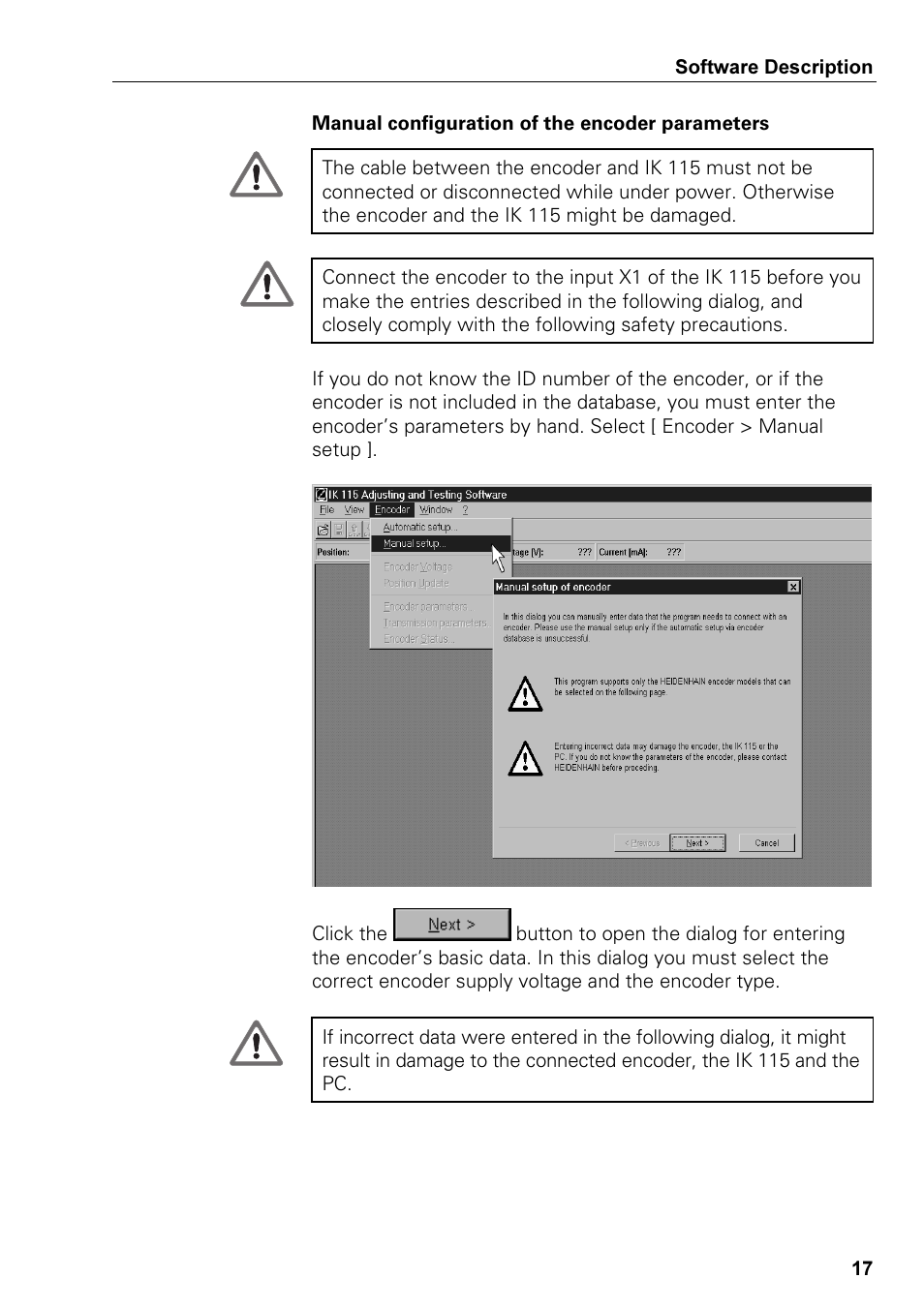HEIDENHAIN IK-115 User Manual | Page 16 / 39