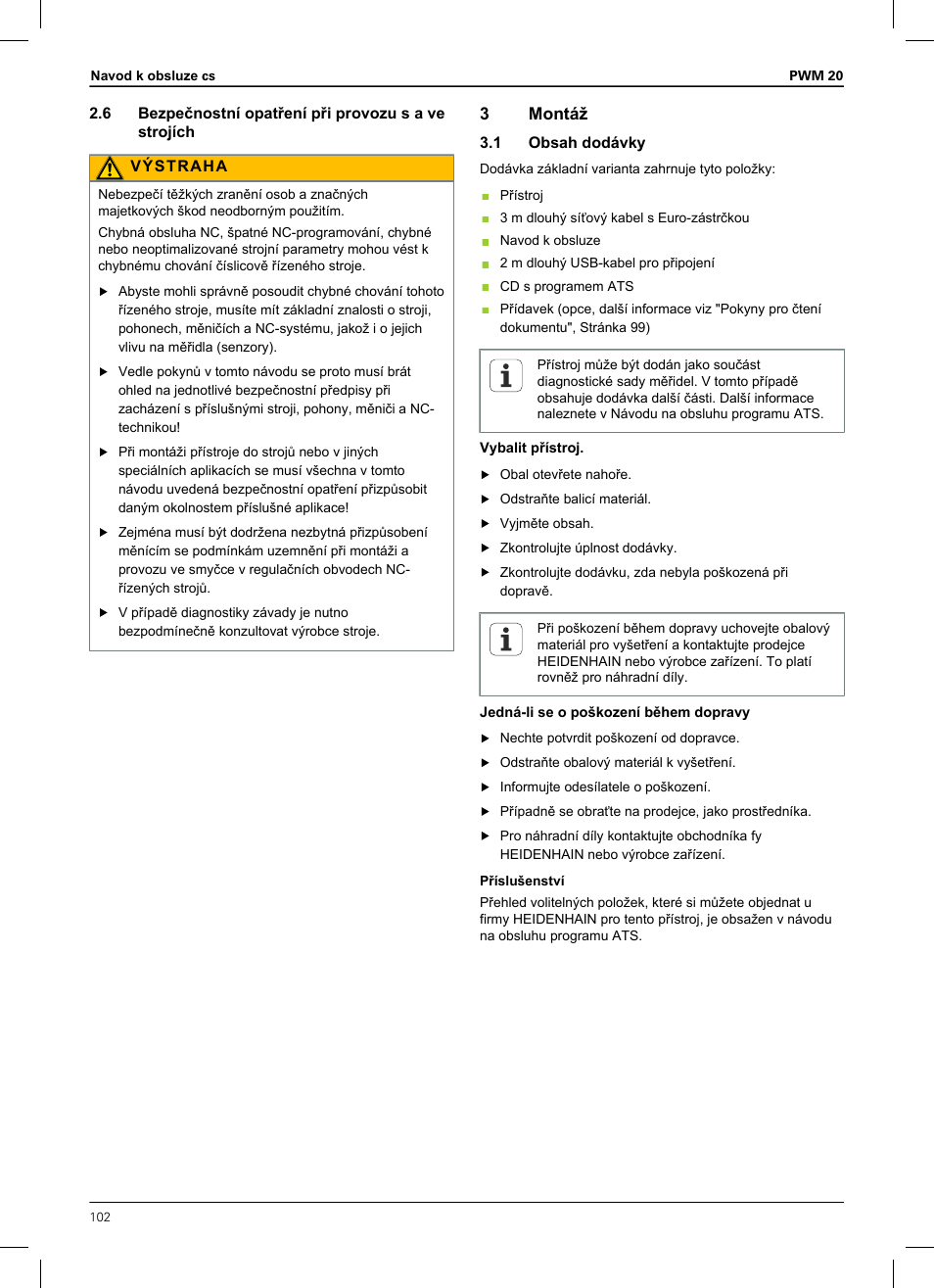 HEIDENHAIN PWM 20 User Manual | Page 100 / 180