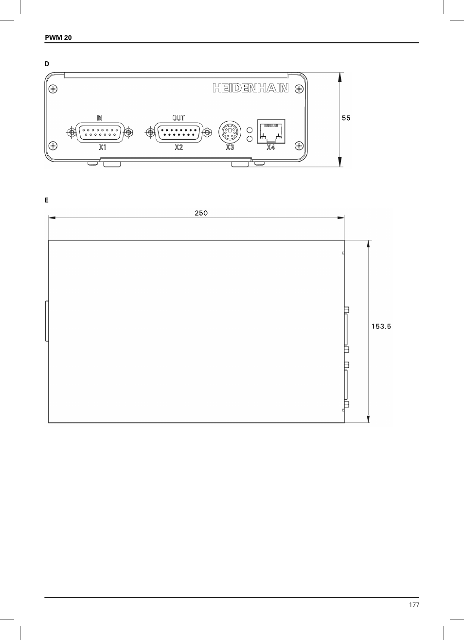 HEIDENHAIN PWM 20 User Manual | Page 175 / 180