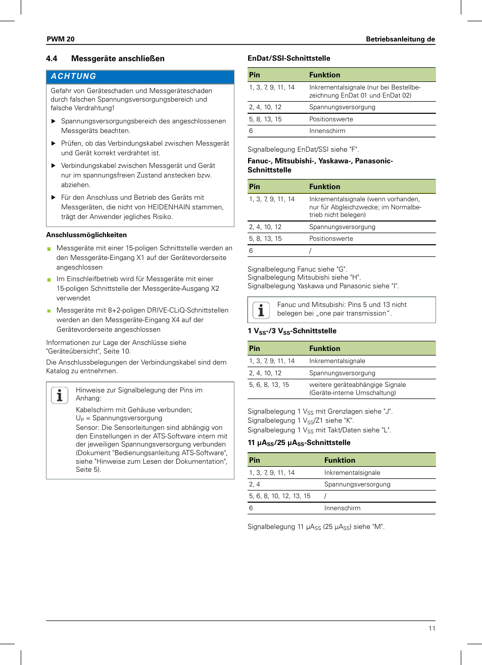 4 messgeräte anschließen | HEIDENHAIN PWM 20 User Manual | Page 9 / 180