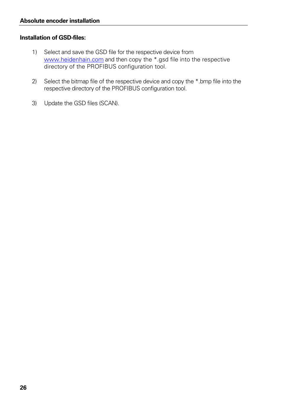 HEIDENHAIN PROFIBUS-DP (DPV0) User Manual | Page 26 / 62