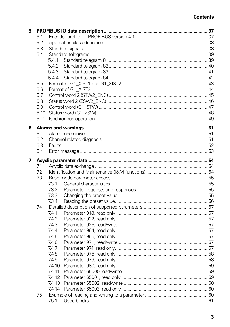 HEIDENHAIN PROFIBUS-DP (DPV2) User Manual | Page 3 / 93