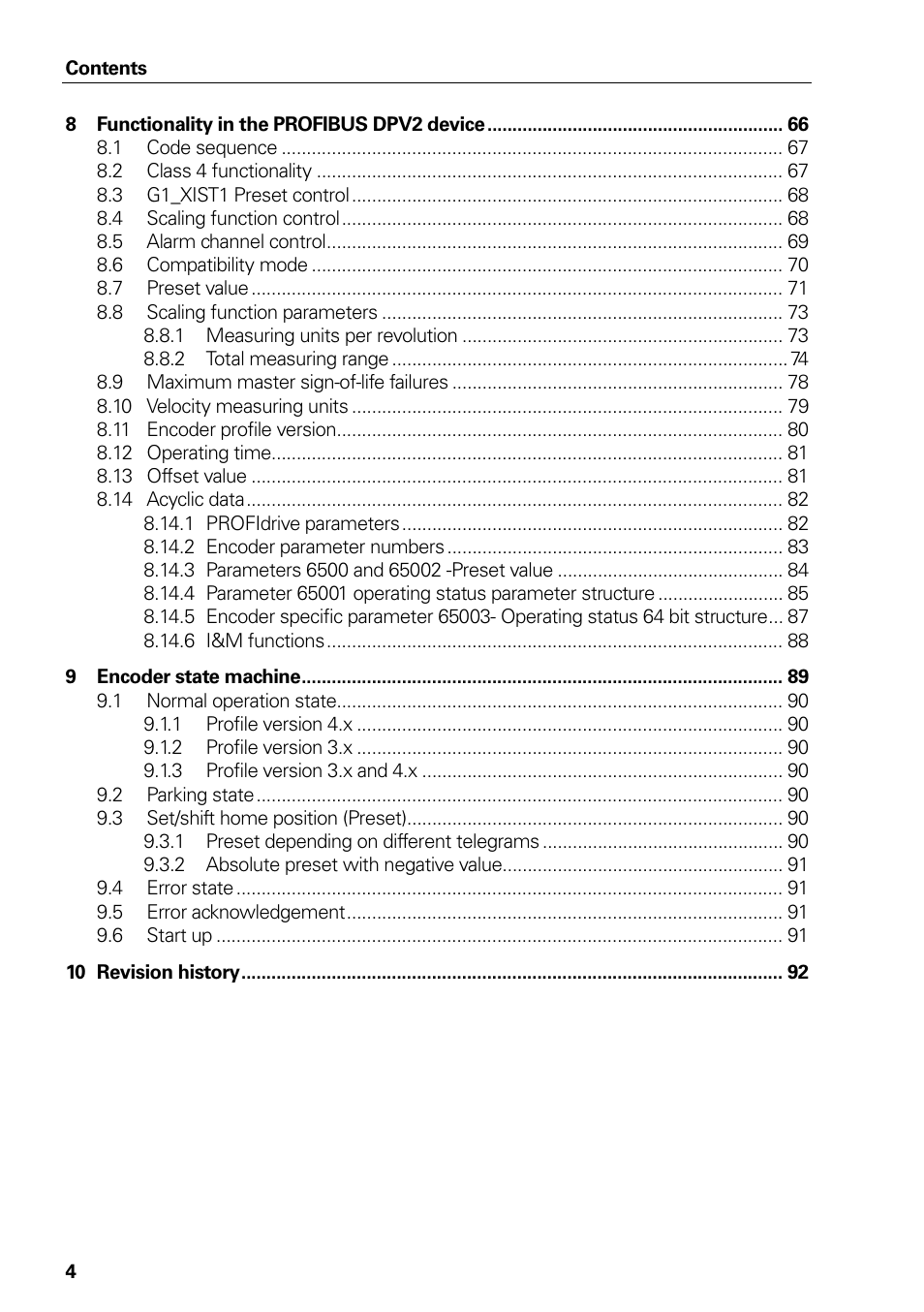 HEIDENHAIN PROFIBUS-DP (DPV2) User Manual | Page 4 / 93
