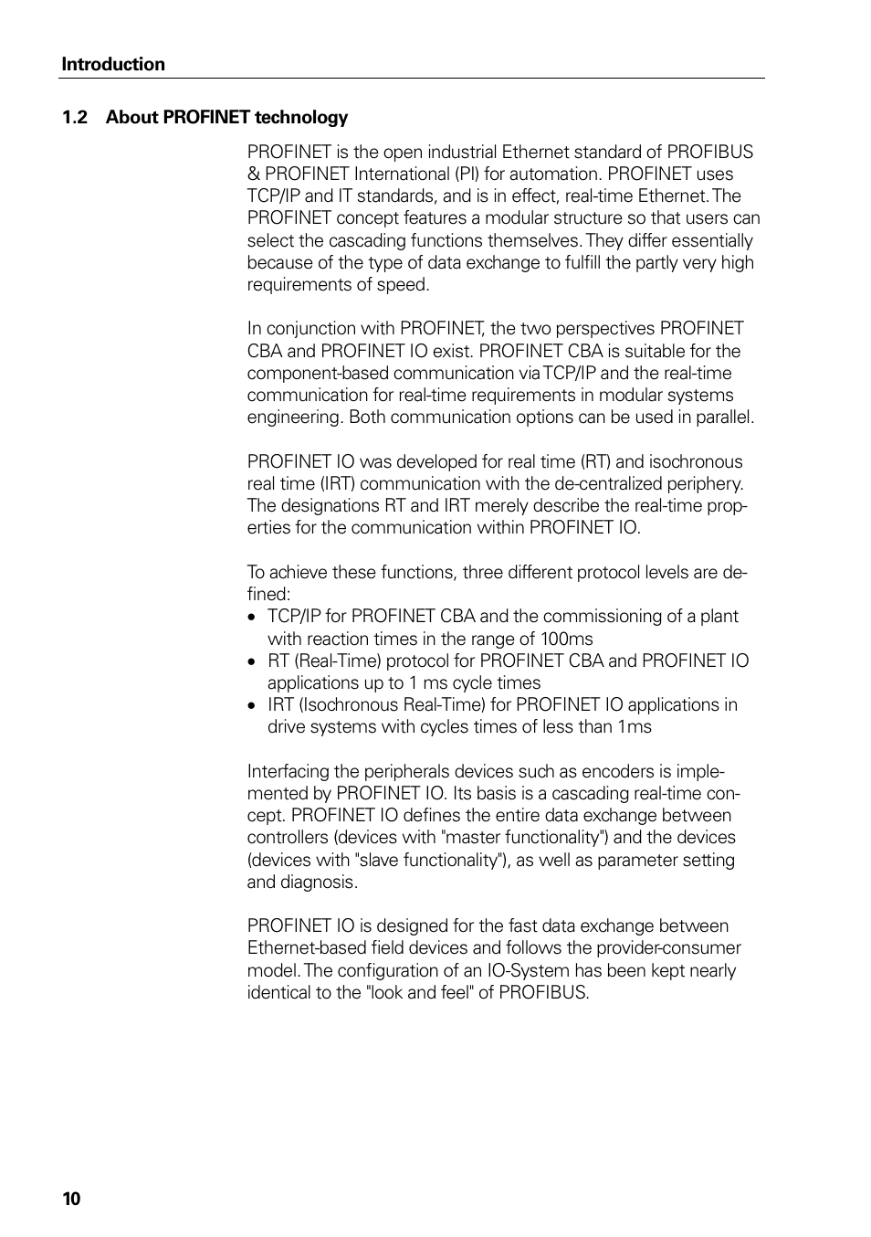 2 about profinet technology, About profinet technology | HEIDENHAIN PROFINET User Manual | Page 10 / 110