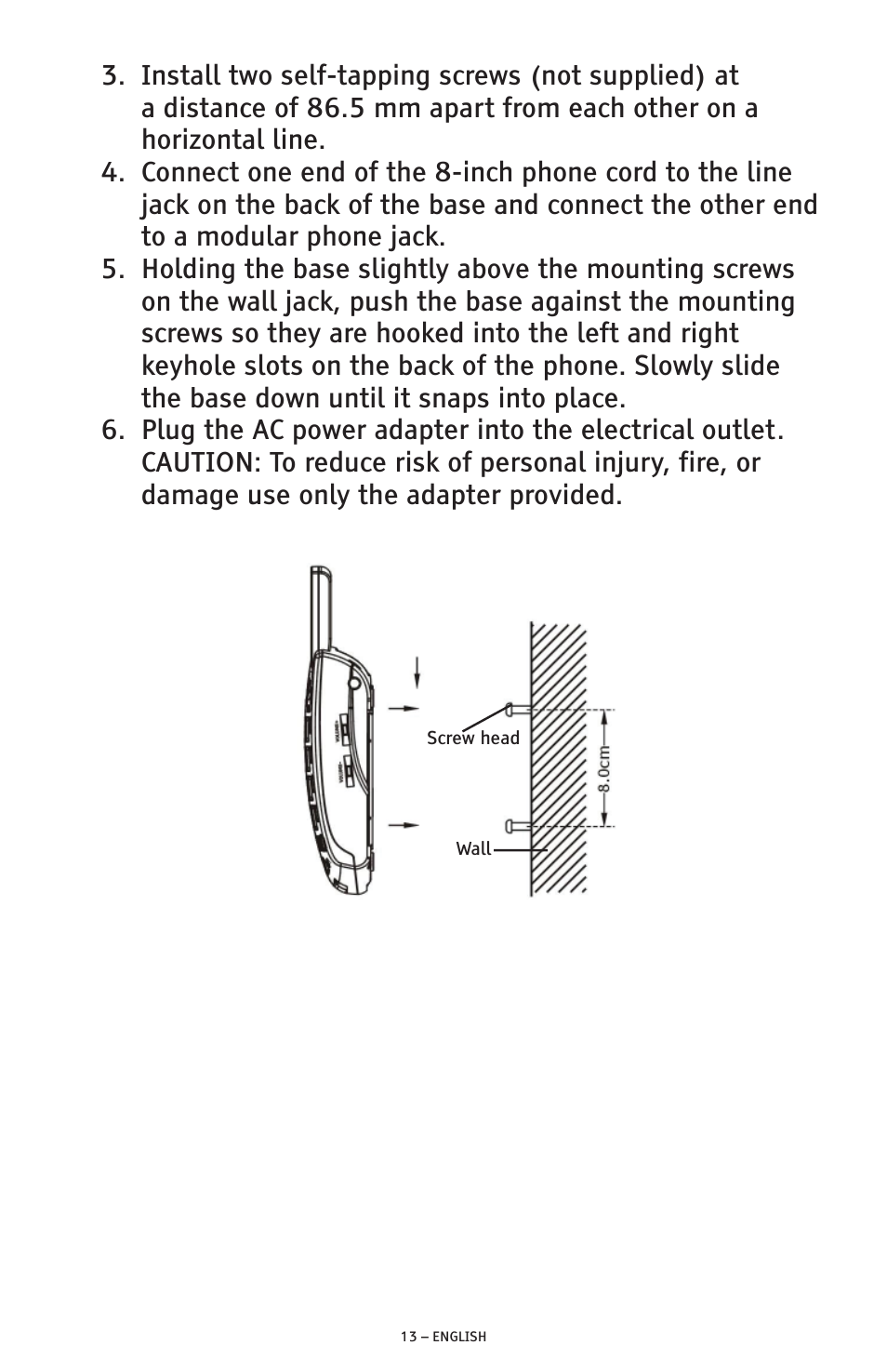 ClearSounds AMPLIFIED FREEDOM PHONE CSC600D User Manual | Page 13 / 138