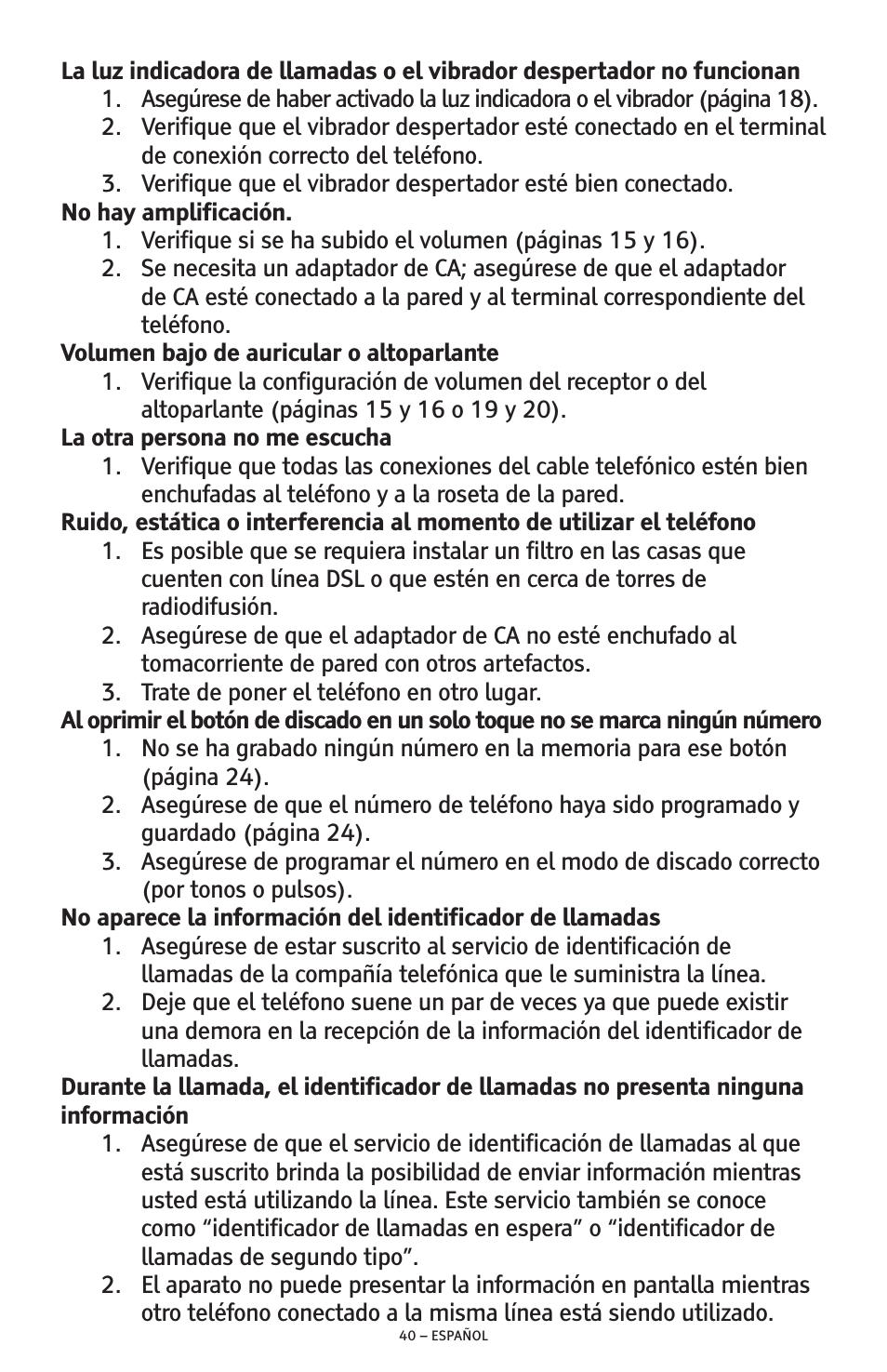 ClearSounds AMPLIFIED FREEDOM PHONE CSC600D User Manual | Page 86 / 138