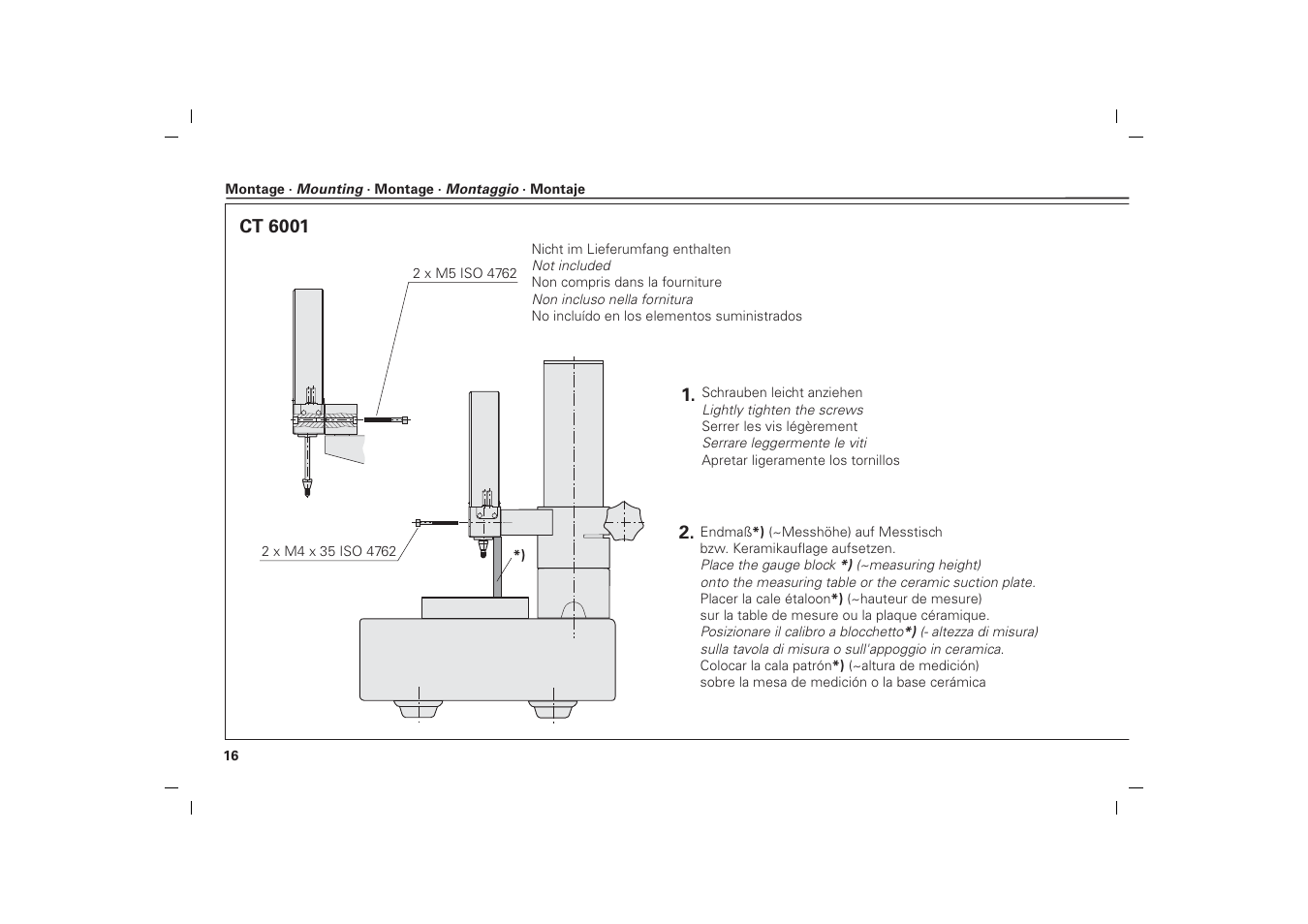 HEIDENHAIN CT 2501 User Manual | Page 16 / 34