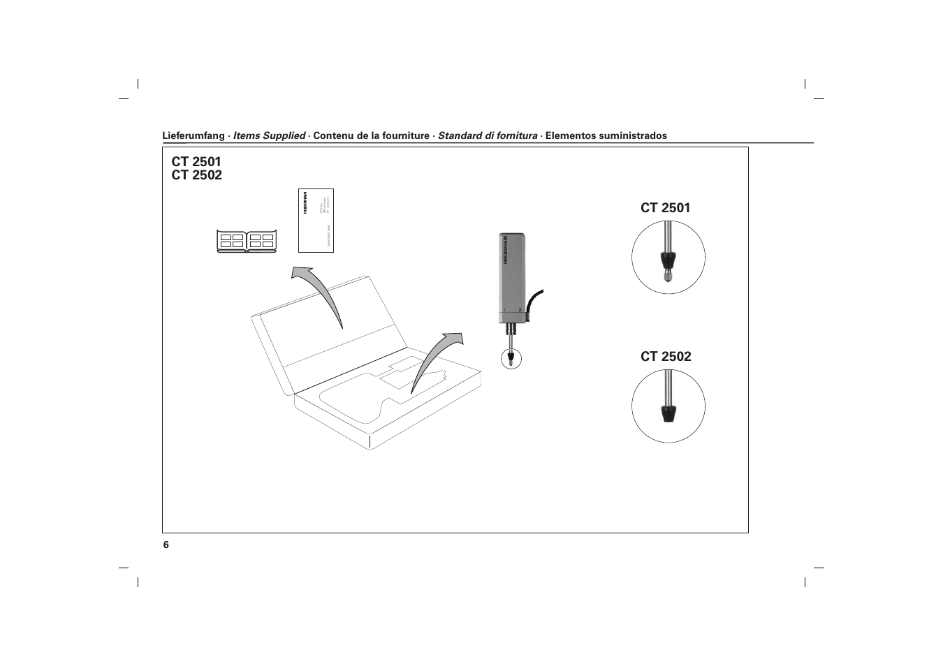 HEIDENHAIN CT 2501 User Manual | Page 6 / 34