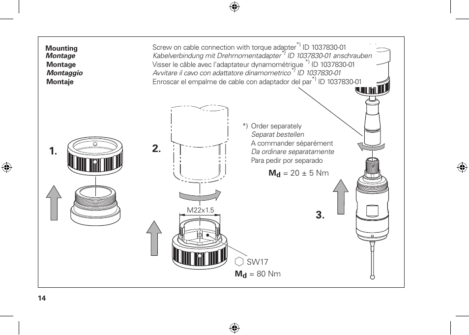 HEIDENHAIN TS 260 User Manual | Page 14 / 38