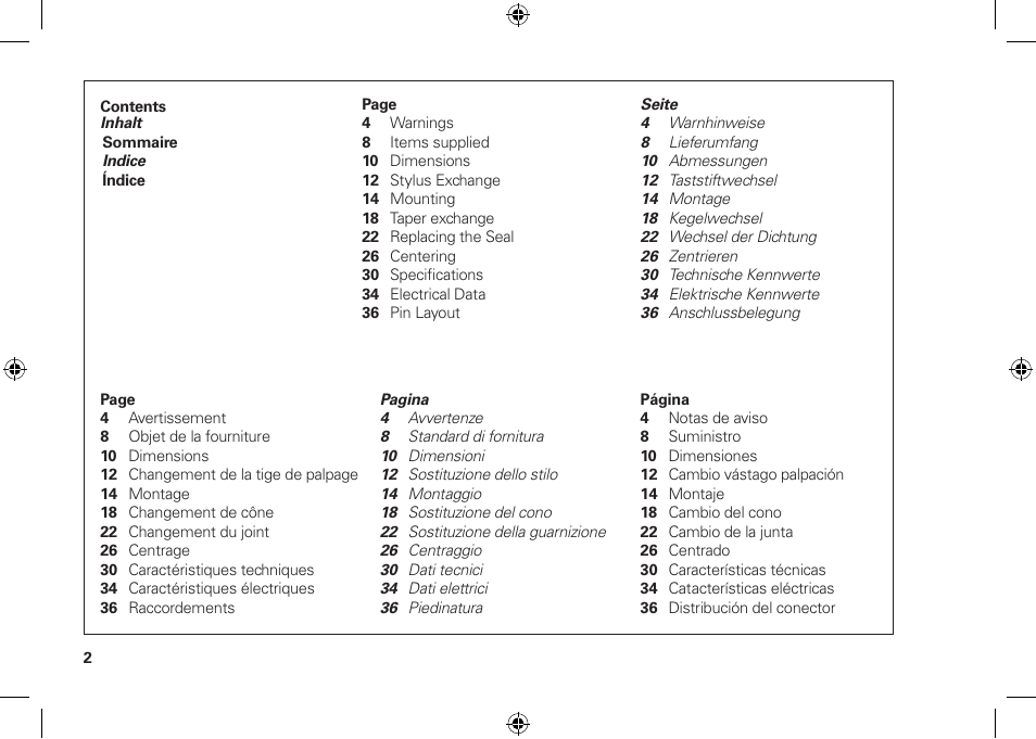 HEIDENHAIN TS 260 User Manual | Page 2 / 38