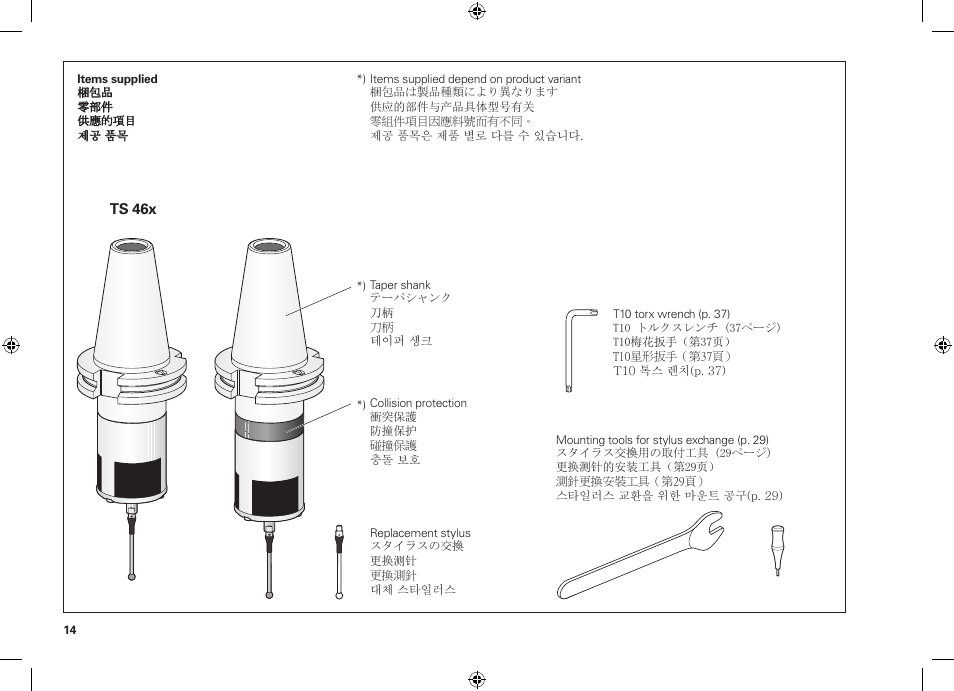 HEIDENHAIN TS 460 User Manual | Page 14 / 44