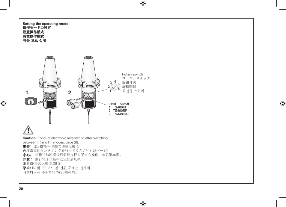 HEIDENHAIN TS 460 User Manual | Page 20 / 44