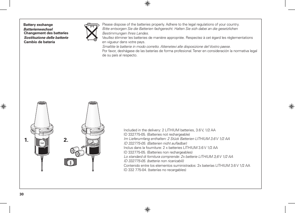 HEIDENHAIN TS 460 User Manual | Page 30 / 44