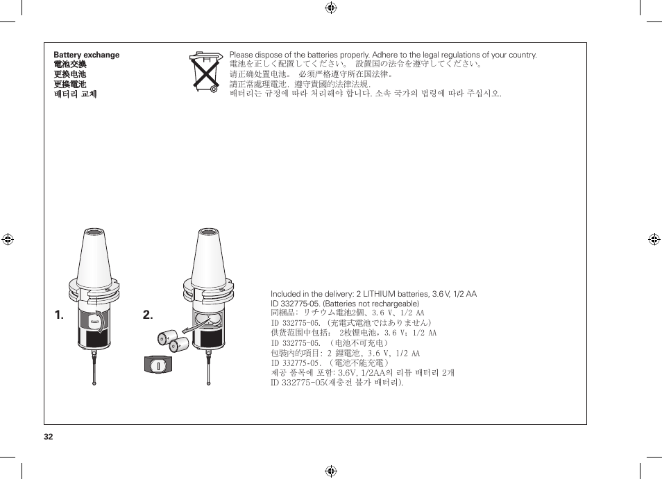 HEIDENHAIN TS 460 User Manual | Page 32 / 44