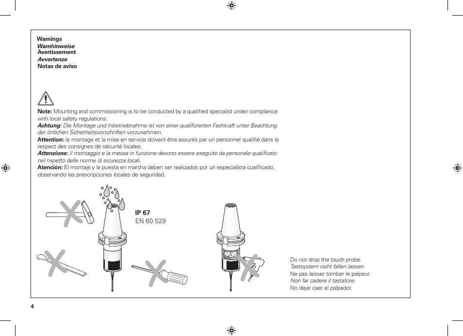 HEIDENHAIN TS 460 User Manual | Page 4 / 44