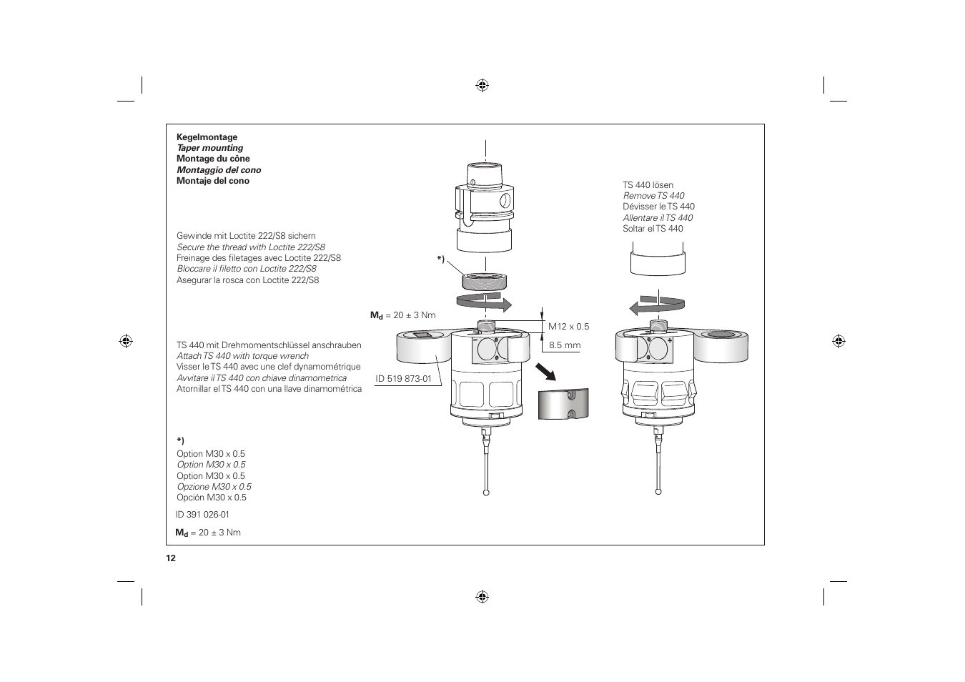 HEIDENHAIN TS 440 User Manual | Page 12 / 28