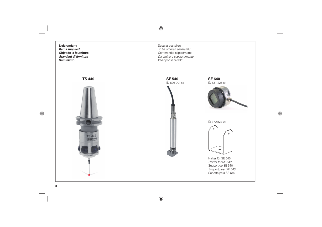 HEIDENHAIN TS 440 User Manual | Page 8 / 28