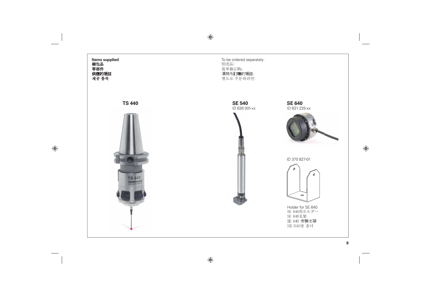 HEIDENHAIN TS 440 User Manual | Page 9 / 28