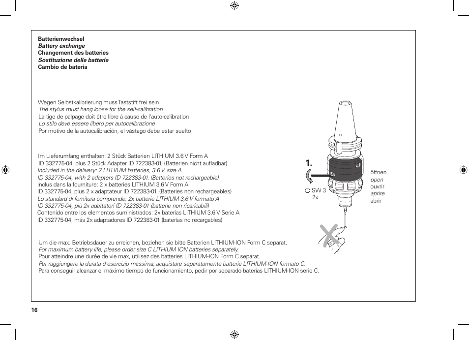 HEIDENHAIN TS 642 User Manual | Page 16 / 32